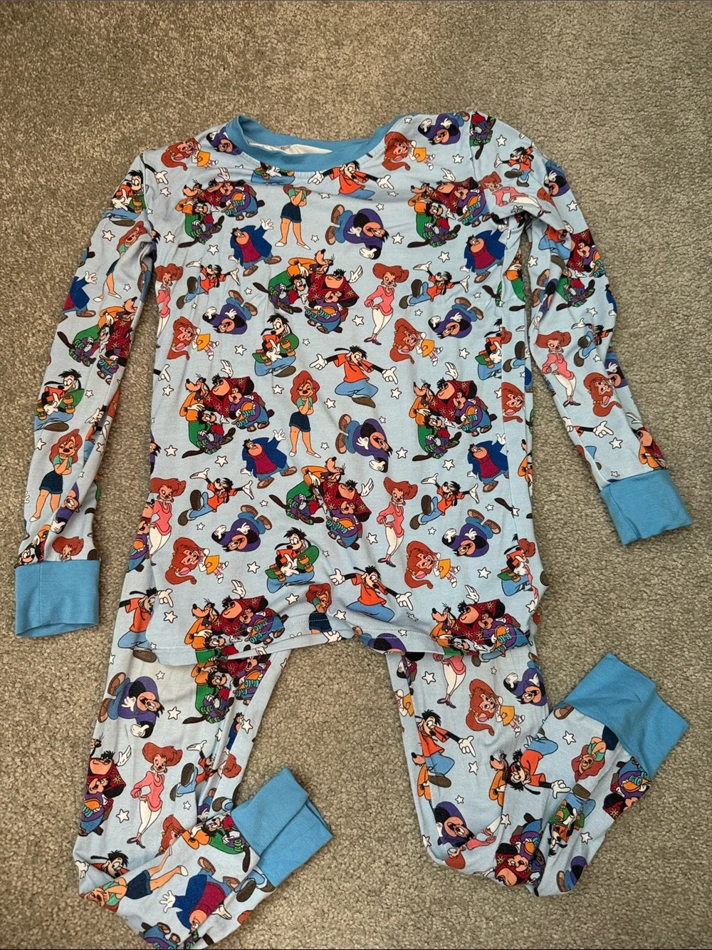 Bamboo Kids Goofy Pajama set long sleeve and pants